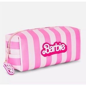 💕 Barbie The Movie Striped Cosmetic Case